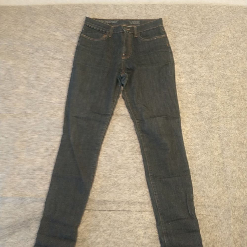 Vans Skinny High Waist Jeans SZ9 Women's 28x31 Dark Blue Denim Regular Fit.